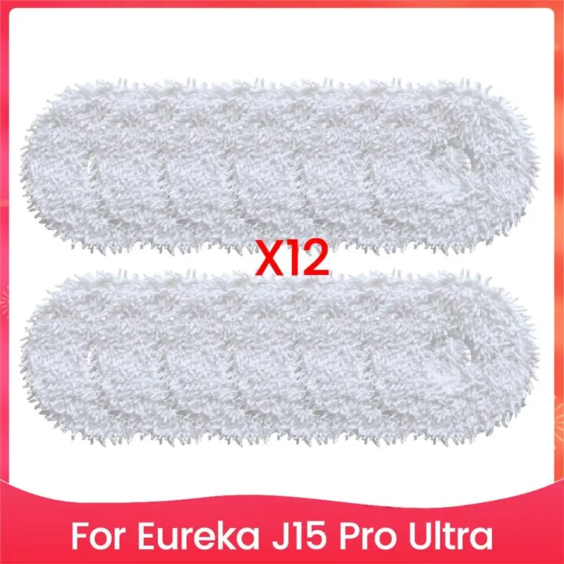 

Тряпка для швабры AT05-12Pcs, совместимая с аксессуарами для пылесоса Eureka J15 Pro Ultra