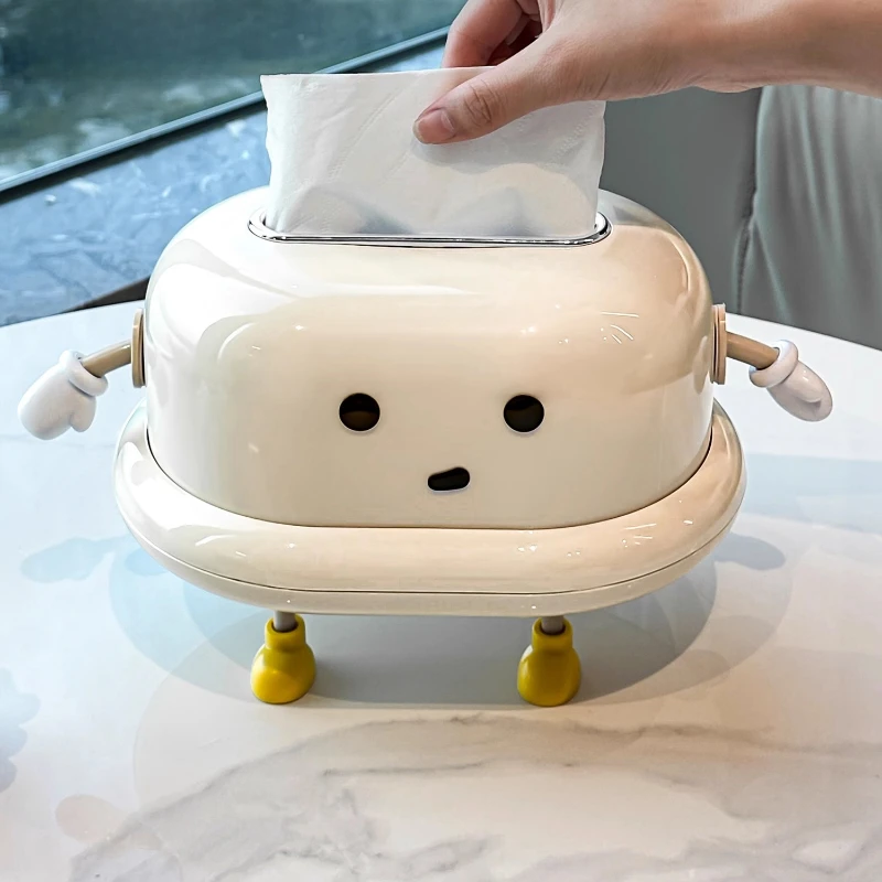 

Bedside Ornament Tissue Boxes Cute Kitchen Handkerchiefs Cotton Pads Tissue Box Creativity Plastic Storage Caixa De Tecido MHZJH