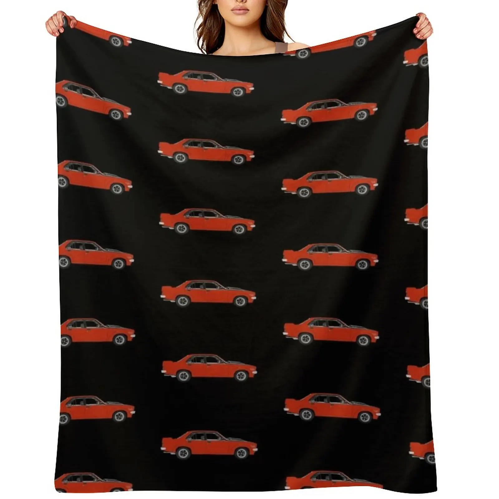 

LH Holden Torana SLR/5000 1974 Salamanca Red on Black Throw Blanket Hairy Moving Luxury Thicken Summer Beddings Blankets
