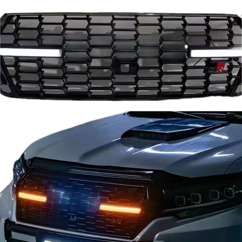 

New Condition Front Bumper Grille Racing Style Plastic Grille Cover Modified Exterior Accessories Fit LC150 J150