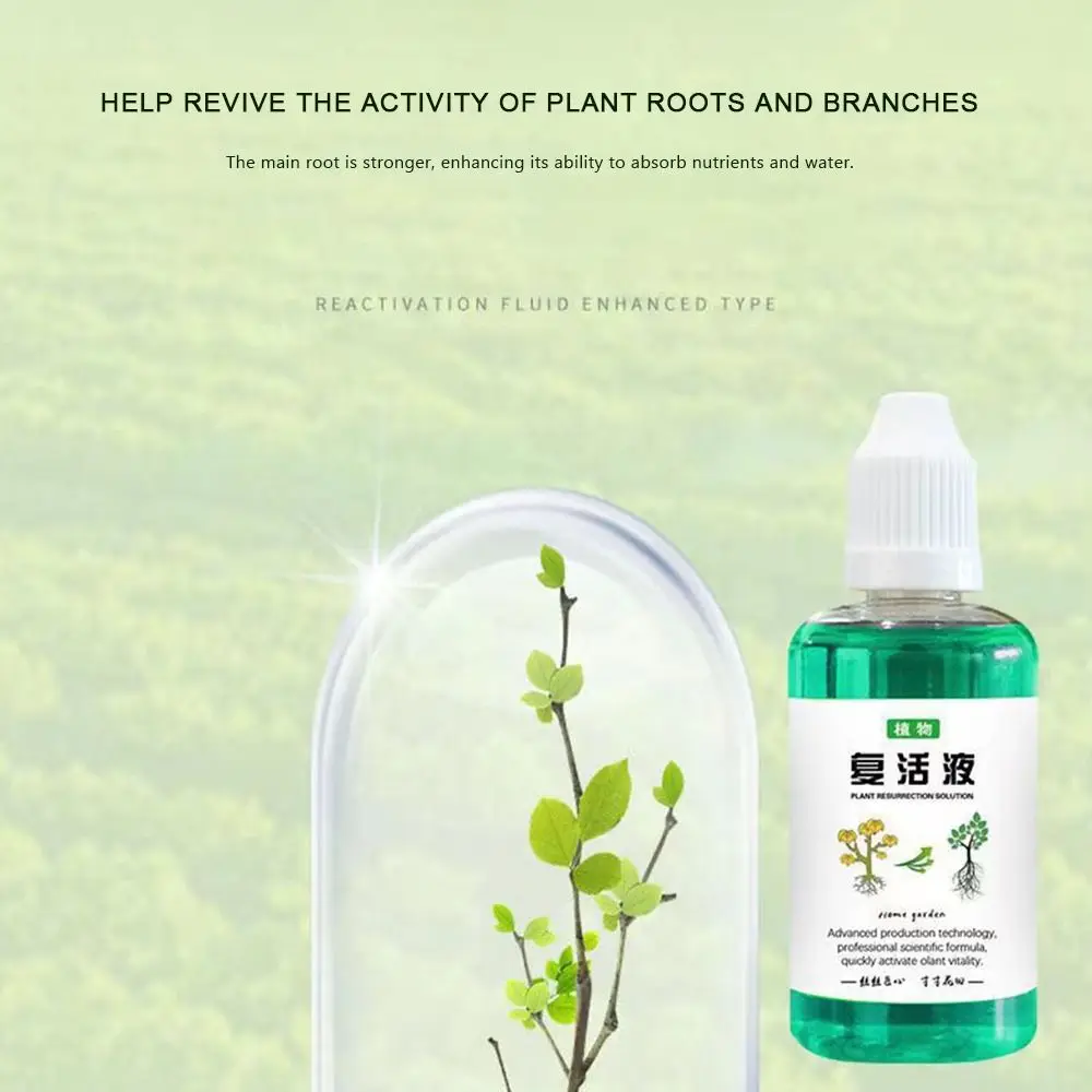 Efficiently Root Stimulator Plant Resurrection Liquid Fruit Vegetable Fertilizer Root Booster 50ml Root Booster Rooting Nutrient