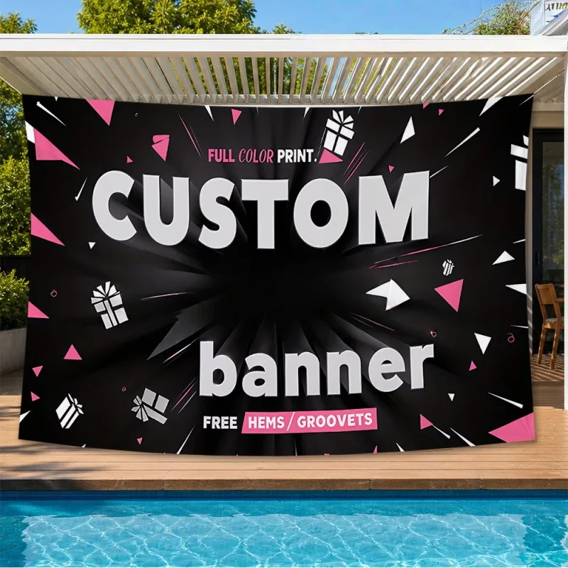 Custom Flags Banners Needs Suitable for Corporate Events Trade Shows Marketing Campaigns and All Kinds of Indoor Outdoor Display