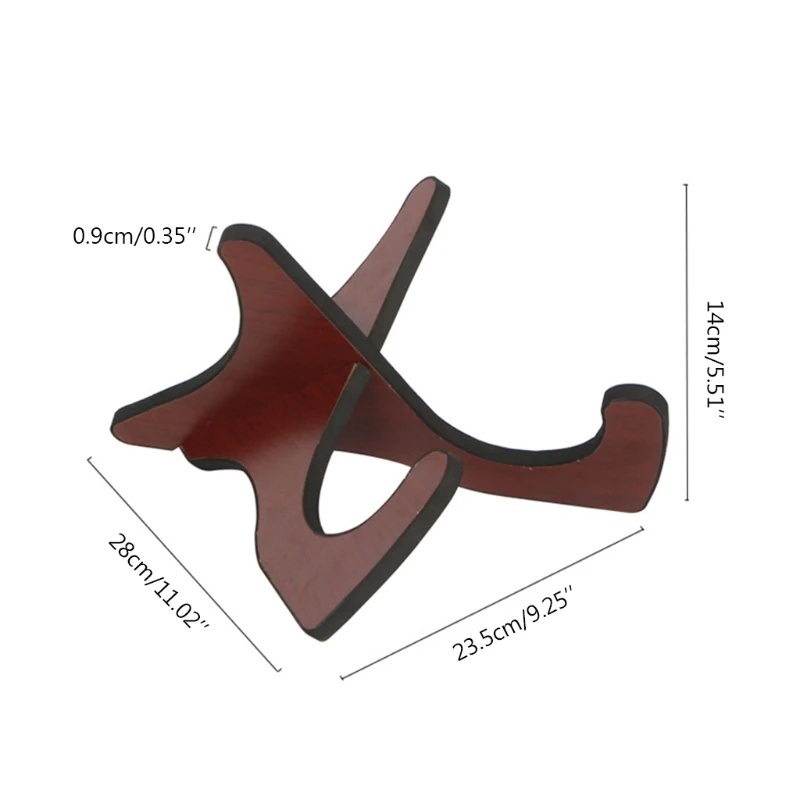 Ukulelenständer, Instrumentenständer, zusammenklappbarer tragbarer Ständer für Mandolinen und Violinen, Holz-Ukulelenständer