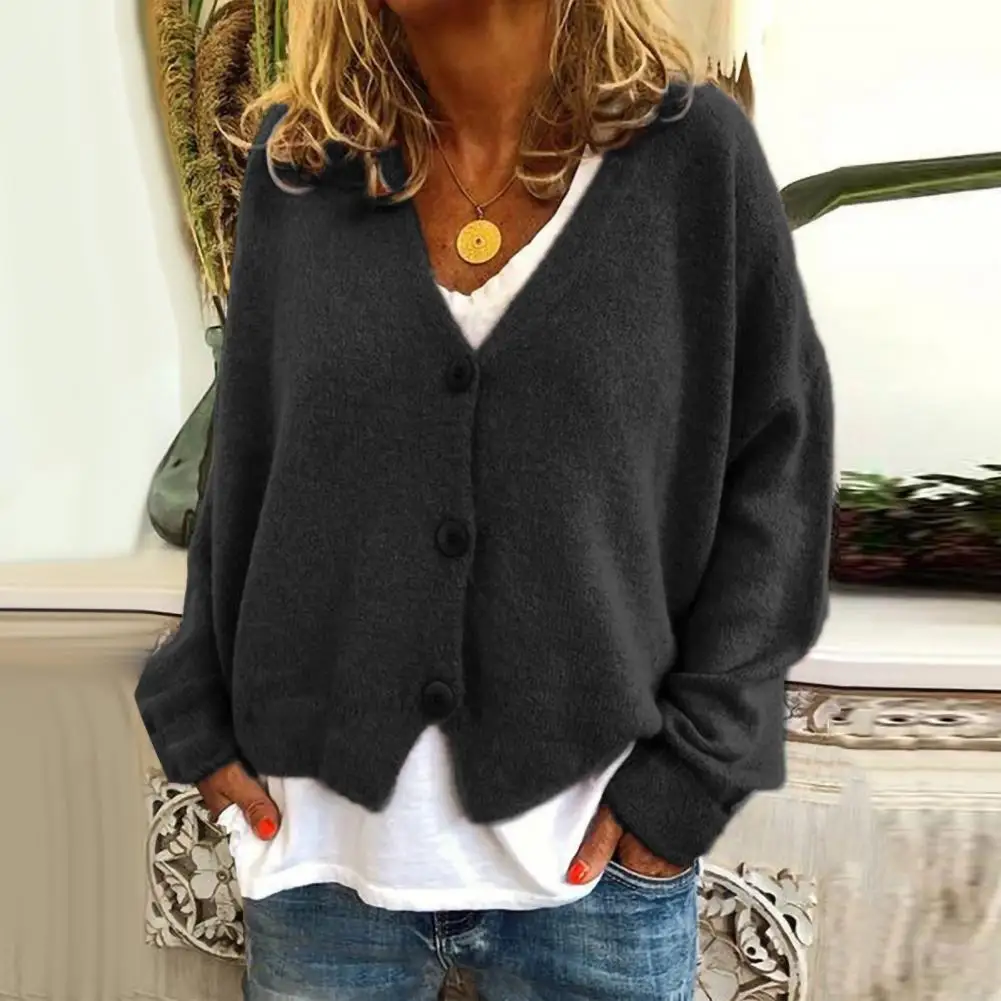 

Blouse Comfortable Warm Durable Knitwear Women Loose Sweater Stylish Women Blouse Cardigan For Autumn