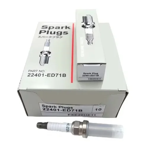 Imagen 2 del producto 4/6 Uds 22401ED71B FXE20HE11 bujía de iridio doble para Nissan Tiida x-trail Sentra Note Cube Juke Versa Micra vela de encendido