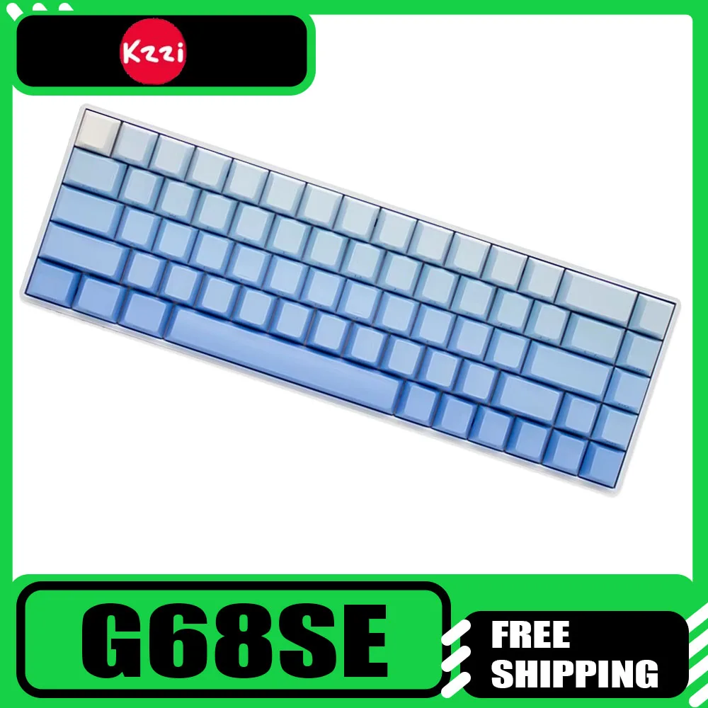 

KZZI G68SE 8K механическая клавиатура с магнитным переключателем, низкая задержка, умная скорость, индивидуальная проводная игровая клавиатура, аксессуары для ПК RGB