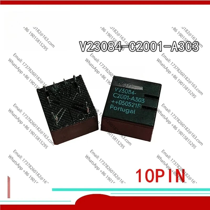 10 шт./лот, 100% оригинальное новое автомобильное реле V23084-C2001-A303 V23084-C2001-A403 10PIN 30A 12VDC