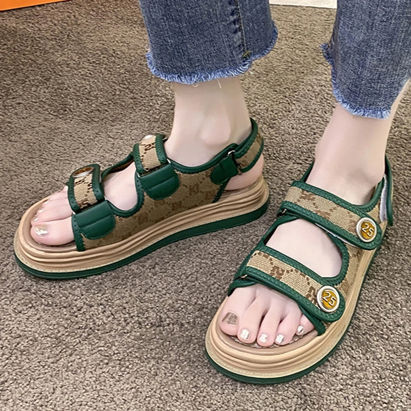 Fashion Women Summer Slippers Thick Bottom Simple Design Luxury Outdoor Non-Slip Sandal Flip Flop Casual Shoes For Female 36-40