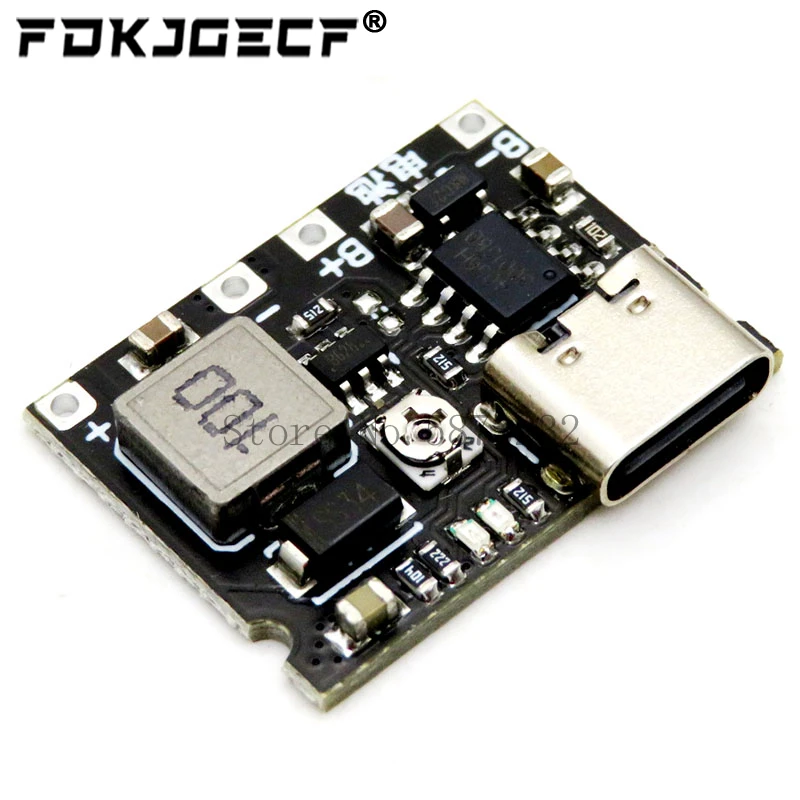 TP4056 3.7V 4.2V 9V 5V 2A Adjustable Step Up Module 18650 Lithium Li-ion Battery Charging Discharge Power Board DIY Kit
