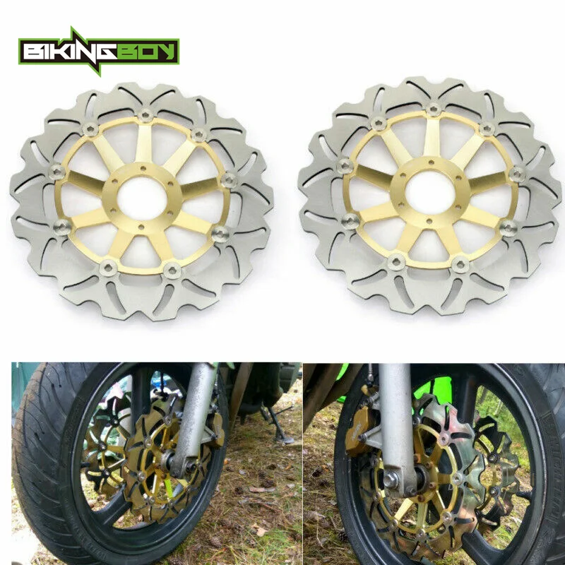 BIKINGBOY Front Brake Discs Disks Rotors  For Honda Hornet CB 600 F 00-06 CB600F 599cc 2005 2006 CB 600 F2 S 00 01 02 03 04 Set