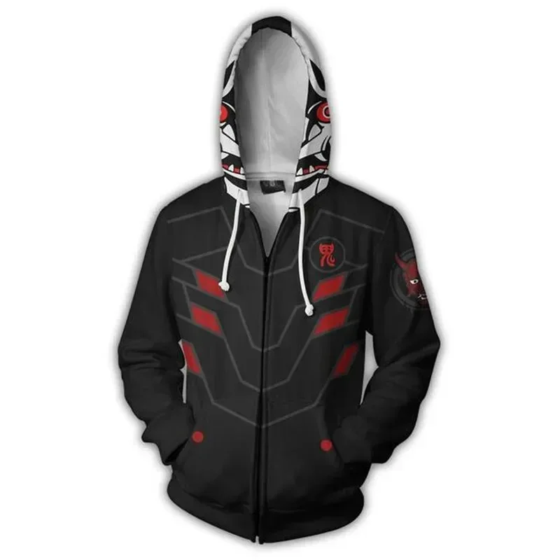 

2025 aaa COSGOGO Game Genji Zip Hoodie Men and Women Cosplay Sweater Anime Costume 3D printing New