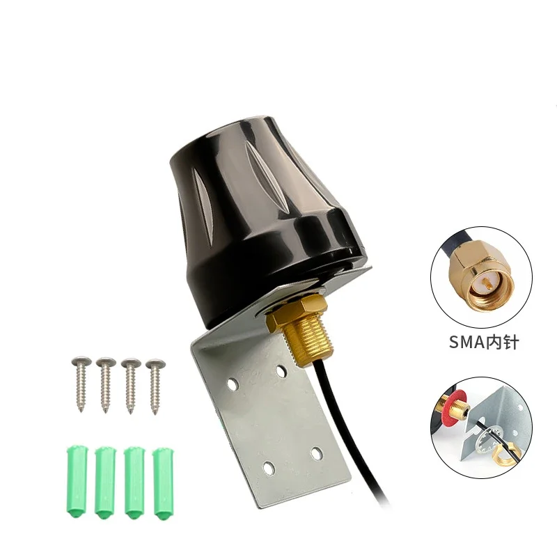 4G Full Band Cabinet Waterproof Antenna With Bracket 698-6000MHz Amplifier Outdoor Long Range Signal Booster SMA Male RG174 3m