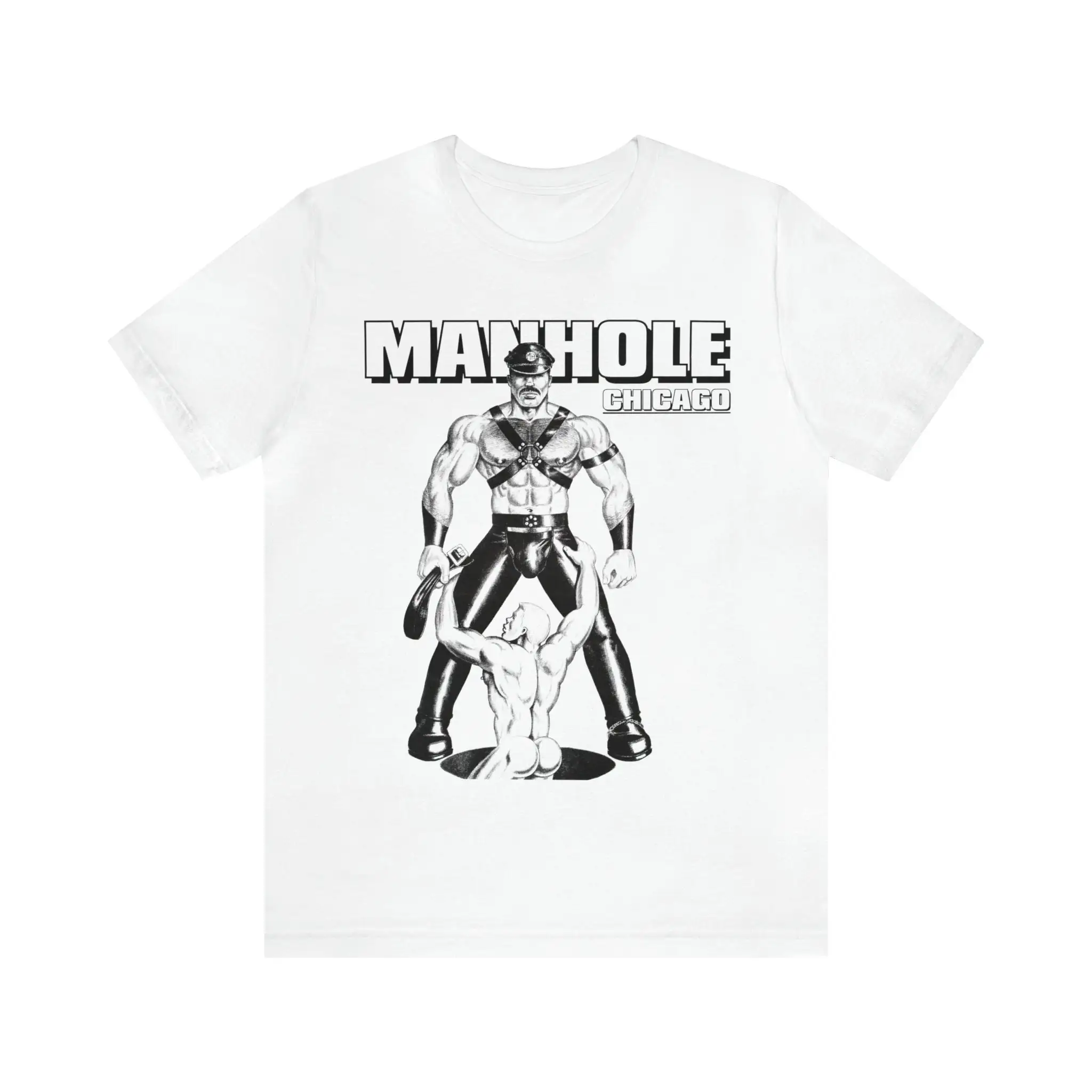 Manhole Chicago Leather Bar 70's and 80's T shirt