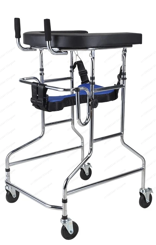 

Rehabilitation Arm Training Crutches Walkers, Disabled Mobility Aids Chair,Four-Legged Armrest Frame, Training Walker for Adults