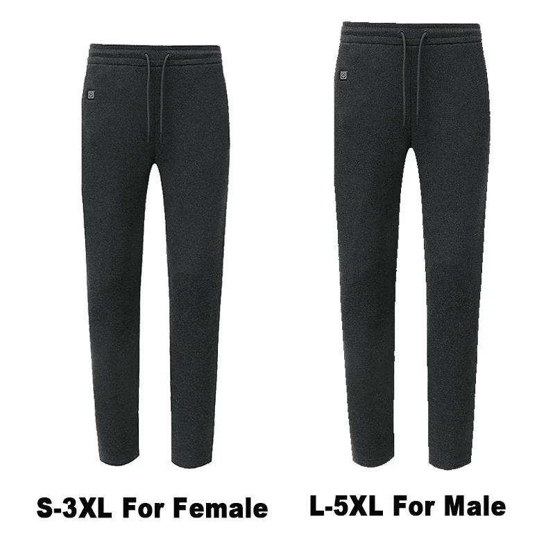 Winter Heated Pants Self Heating Pants Outdoor Hiking Warm Slim USB Trekking Skiing Electric Thermal Pants Trousers Women Men