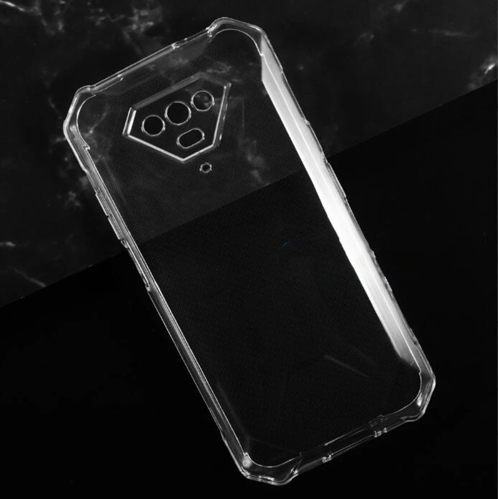 Funda negra de silicona suave para Hammer Iron V 6,52 pulgadas HammerIronV IronV Ulefone Armor X13, funda trasera para teléfono
