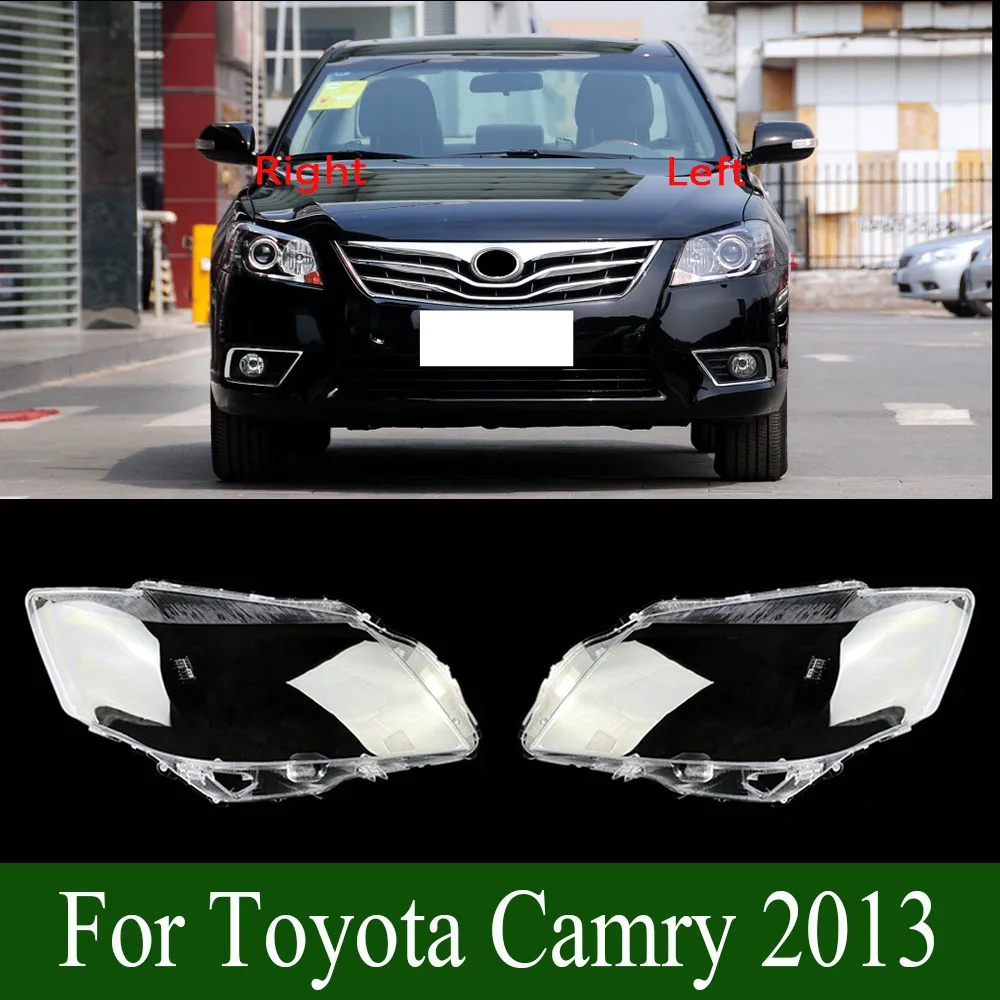 

For Toyota Camry 2013 Car Front Headlamps Headlight Cover Transparent Lampshade Front Headlight Cover Shell Car Gadgets