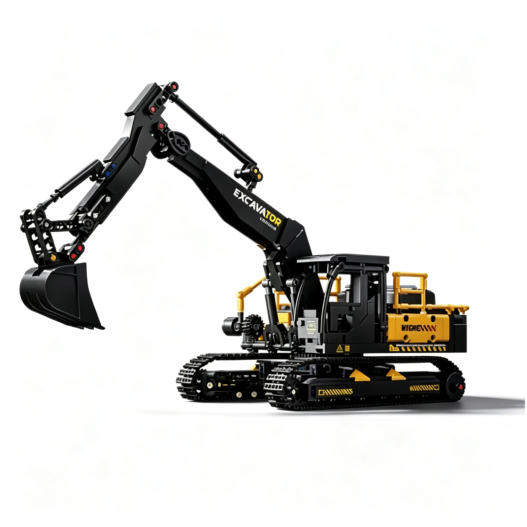 City Construction Vehicle Excavator Models Building Blocks MOC Technical Engineering Cars Truck Bricks Toys