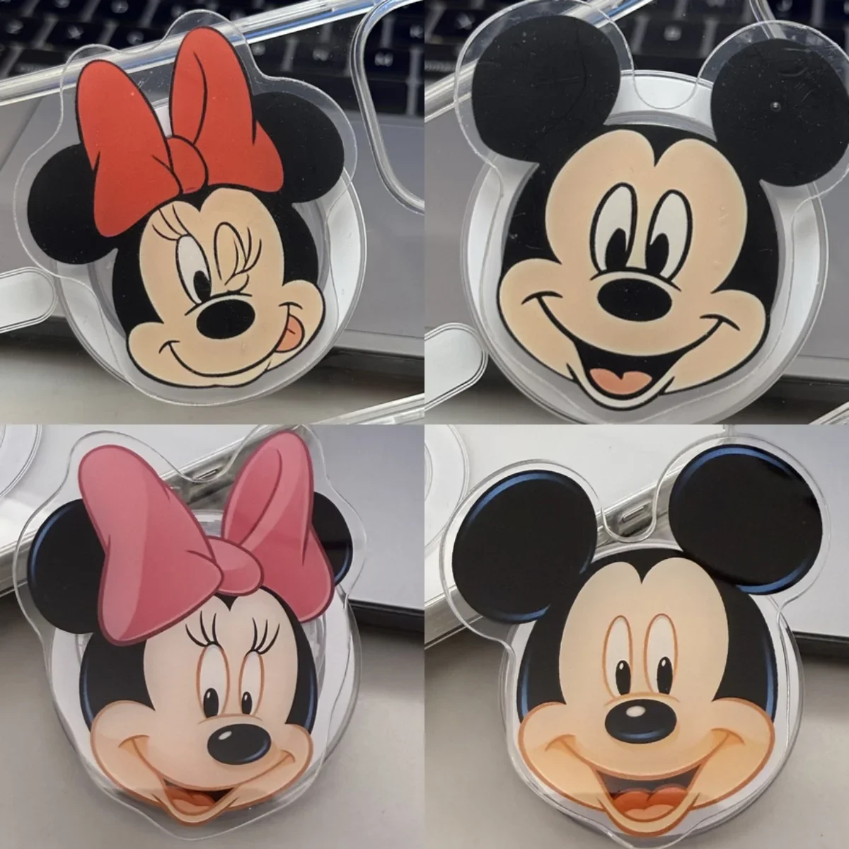 

Cute Cartoon Disney Mickey Minnie Mouse For Magsafe Magnetic Phone Grip Tok Stand For iPhone Foldable Wireless Charging Holder
