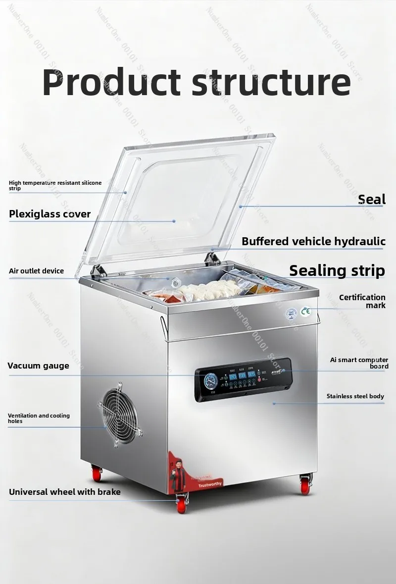 Vacuum Packaging Machine Vacuum Sealing Machine Commercial Fully Automatic