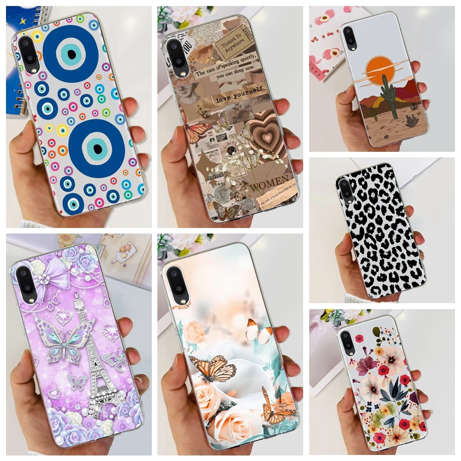 For Galaxy A02 Samsung Galaxy A02s A02 Cases Soft TPU Silicone Phone Back Cover For Samsung M02 M02s F02s Fashion Patter Bumper