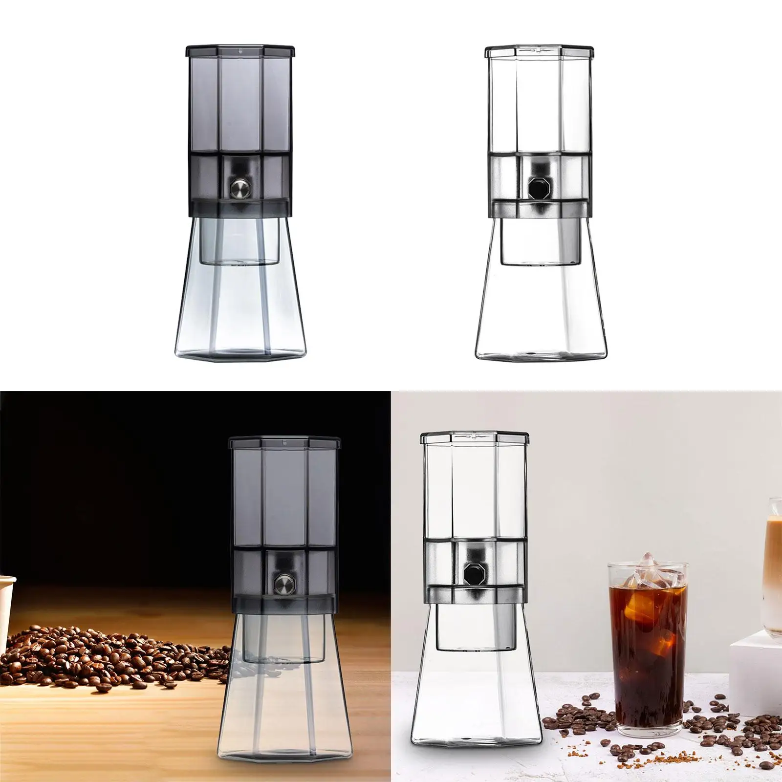 Pembuat kopi dingin, pembuat kopi mudah dibersihkan portabel, mesin pembuat es kopi dingin untuk kantor berkemah, pesta piknik rumah