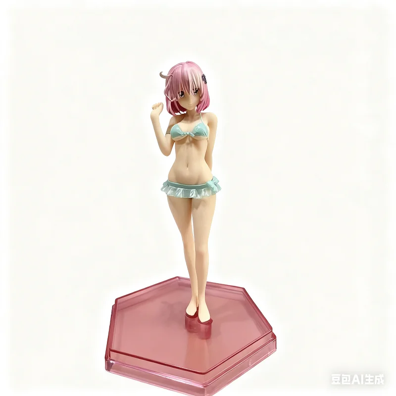 Kawaii To Love Japan Anime Action Figure Pvc Speelgoed 18 cm Momo Belia Deviluke Badpak Bikini Sexy Poppen Room Decor cadeau Voor Jongens