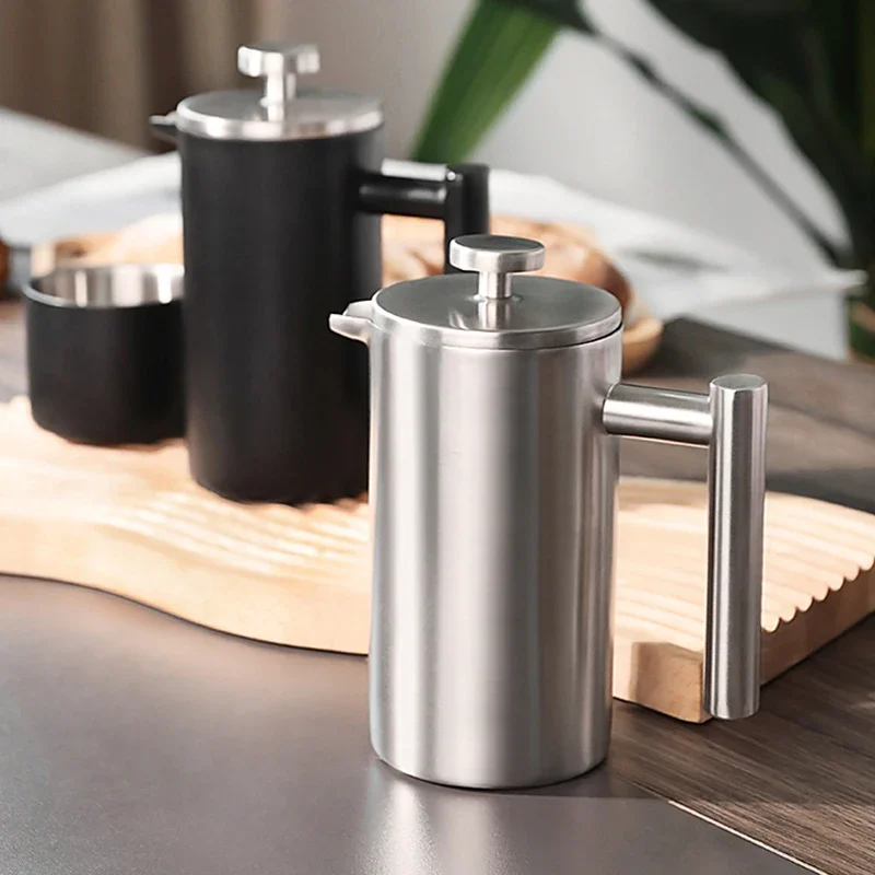 

304 stainless steel French press pot, coffee pot, French hand coffee maker