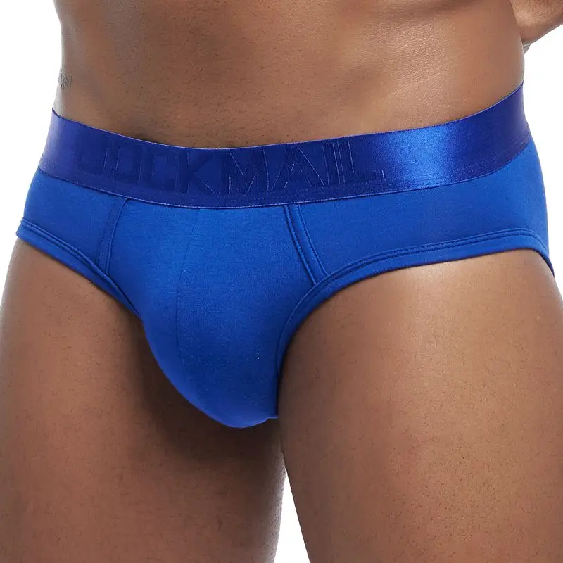 JOCKMAIL Roupa Interior Respirável para Homens, Brand Sexy Modal Briefs, Homens Slip Shorts, Pênis