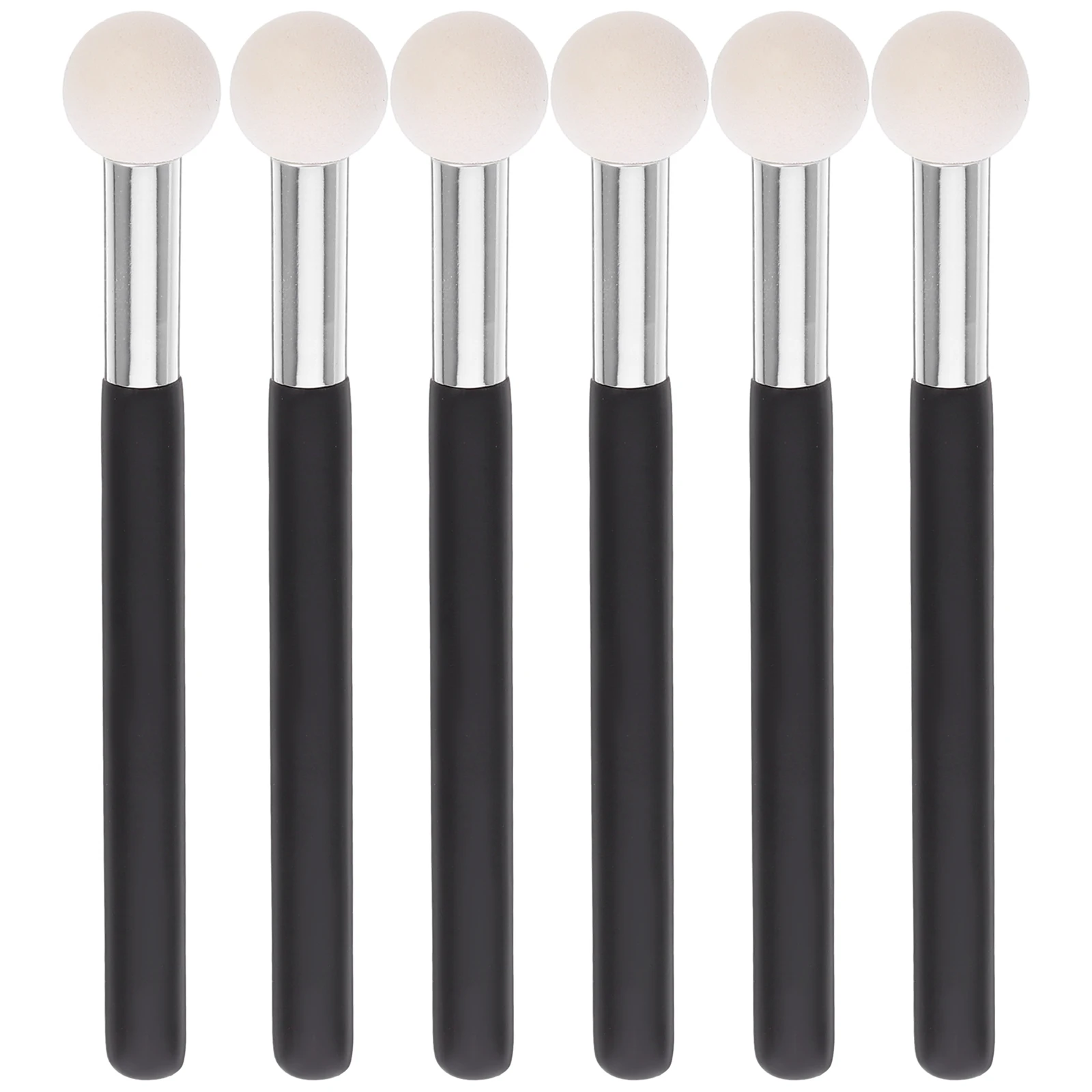 Mini correcteur Portable tête de champignon, 6 pièces, sous la couverture des yeux, mélange, brosse anti-cernes Portable, applicateurs de maquillage pour fond de teint
