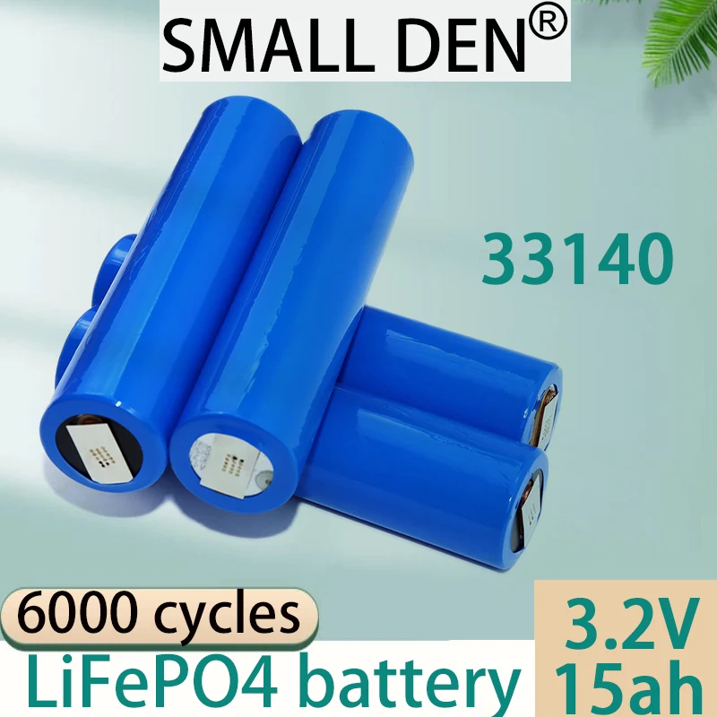 

New 33140 3.2v 15Ah Lifepo4 battery 5C high-power battery DIY 12v 24V 36v 48v electric vehicle tricycle scooter motorcycle