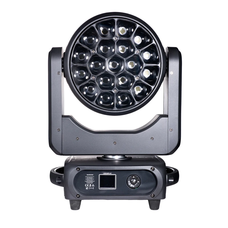 Sunart 19*40W Bee Eyes Moving Head RGBW 4 in 1 LED DMX Stage Effect Lighting For DJ Disco Night Clubs Bars Events Shows Concerts