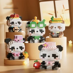 Chinese Panda Mini Building Blocks Toys for Children 9 to 12 Year Old Adult Diy 3d Constructor Micro Bricks Educational Toy Gift