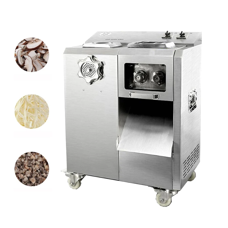 

Commercial Meat Cutting Machine Electric Meat Slicer Stainless Steel Meat Grinder Enema Machine 2200W