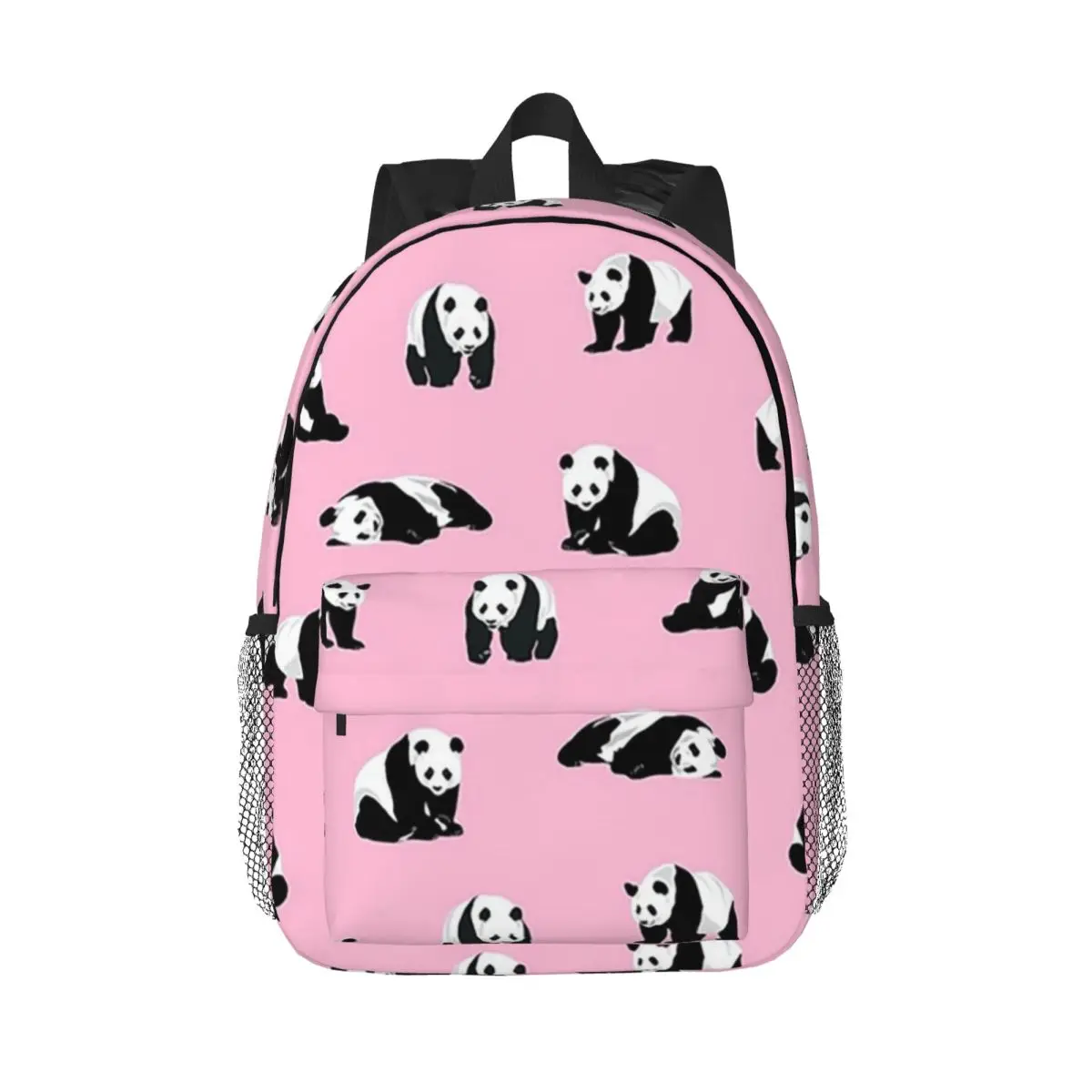 

Pandas On Pink Backpack Hot Sale Daypack Large Capacity Boys Girls BookBag Shoulder Bags for Men Women Children School Bag