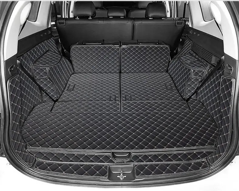 

High quality! Custom car trunk mats for Mitsubishi Montero Sport 7 seats 2025-2017 waterproof cargo liner mat boot carpets cover