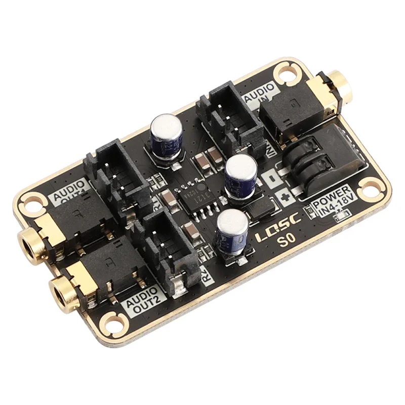 SO Audio Isolation Noise Reduction Module Car Audio Audio DS Power Amplifier Board Common Ground Noise Elimination