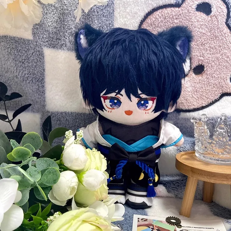 

20cm Genshin Impact Plush Doll Wanderer Kaeya Clothes Clothing Cute Game Anime Cosplay Stuffed Toys boys girls Kids Gifts