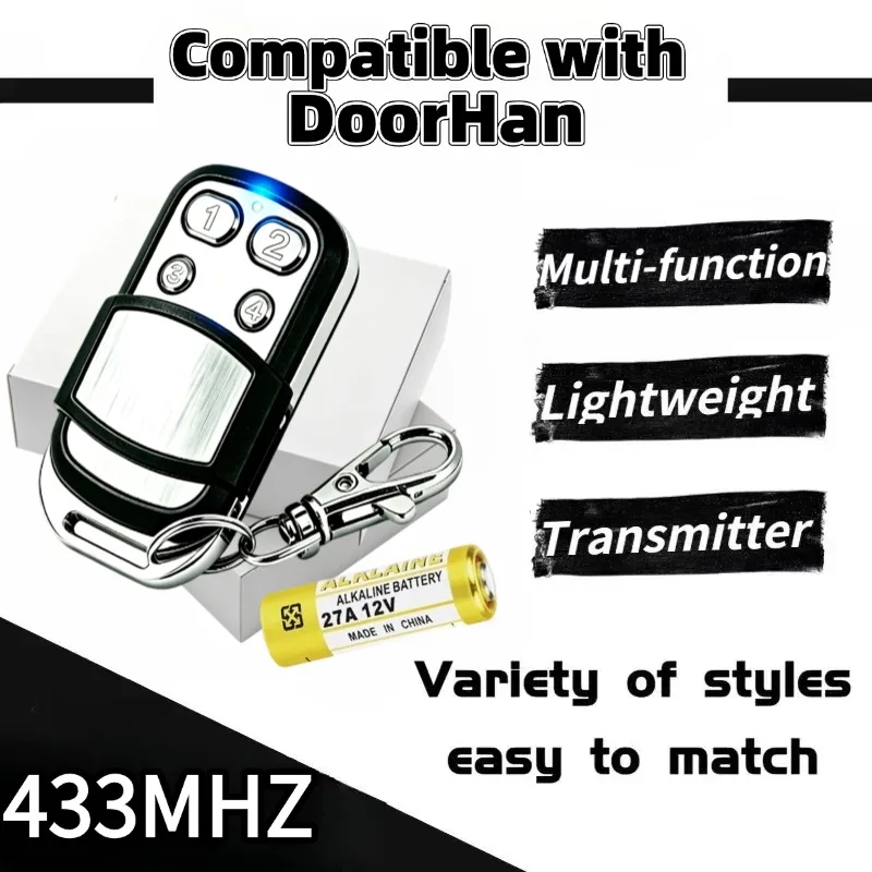 Chip 100% Control DOORHAN Transmitter 433MHz Rolling Code 4-4PRO Garage Door Remote Control 2-2PRO Rolling Door Control