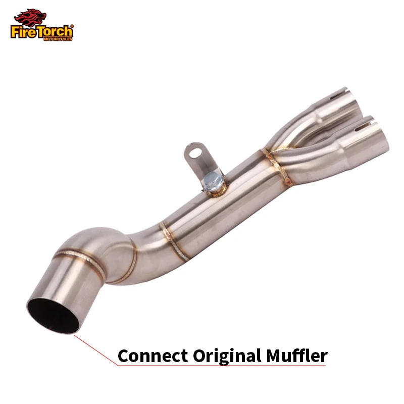 Slip For Honda CB1000R 2008 - 2018 Motorcycle Motocross Exhaust Escape Moto Modified Middle Link Pipe Connect Original Muffler