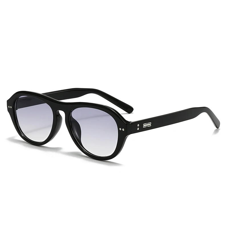 كوريا الرجعية البيضاوي الوردي النظارات الشمسية النساء INS الشارع النار ظلة نظارات الغبار يندبروف ركوب نظارات شمسية UV400 #5