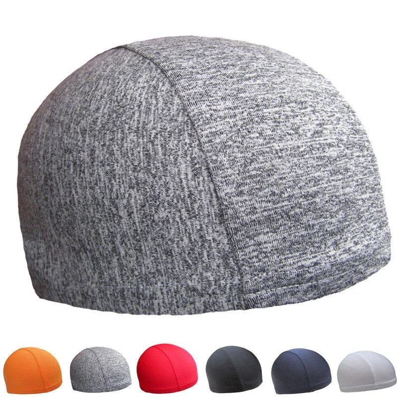 2020 New Unisex Men Spring Under Helmet Cap Running Cycling Helmet Liner Skull Cap Beanie Hat Quick Dry Sport Caps hot