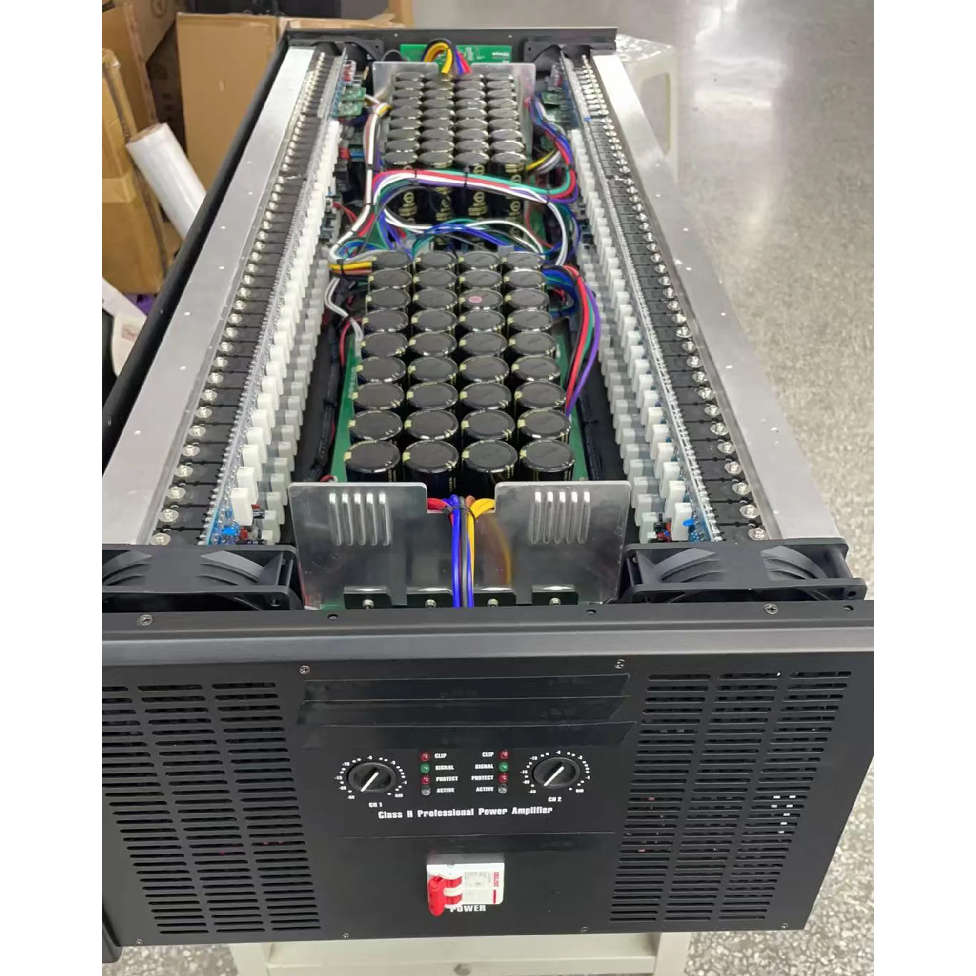 6U 2 Channel 6000W High Power Professional Audio Power Amplifier 4/8 Ohm Stable Stereo Amp Suitable For 18/21 Inch Subwoofer Sta