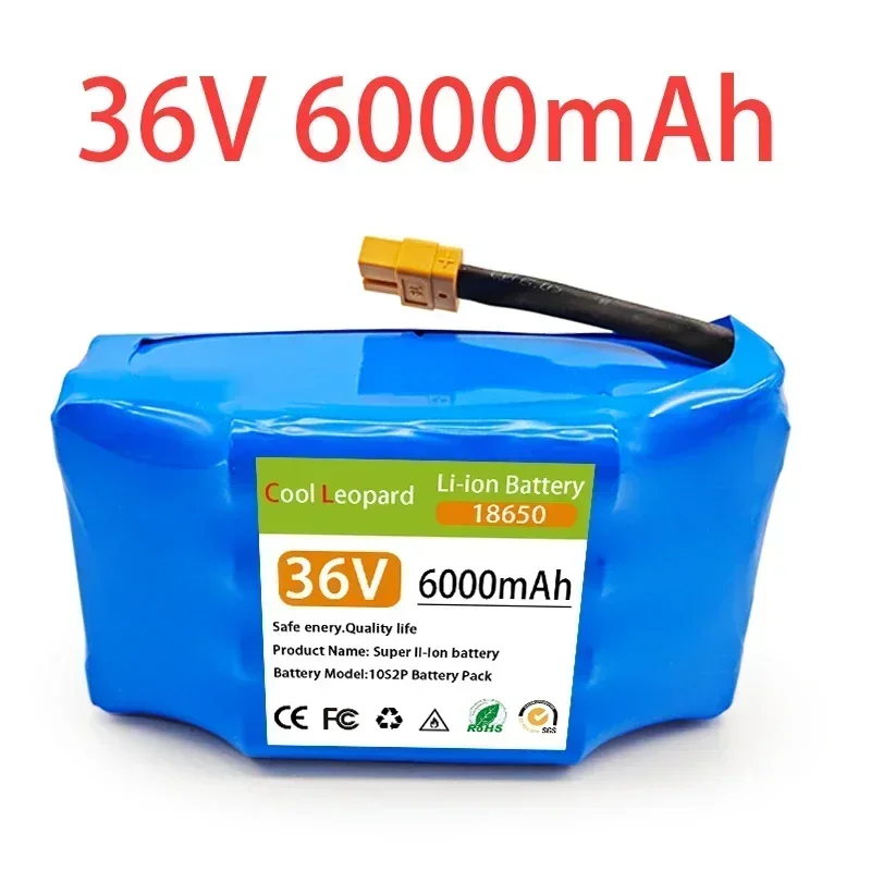 Originele 36V 4400mAh 10s2P-batterij is de lithium-ionbatterij van de zelfbalancerende ophangplaat eenwieler.