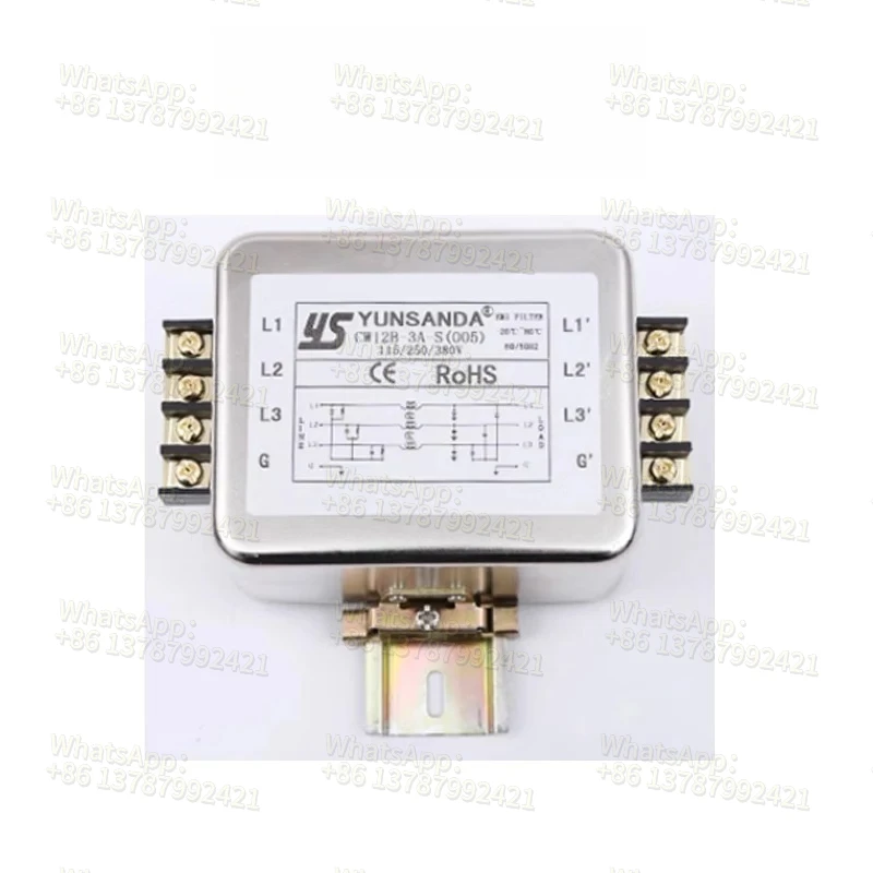 AC Power 3 phase Filter 380V Input Inverter  Servo  Purifier CW12B-A-S