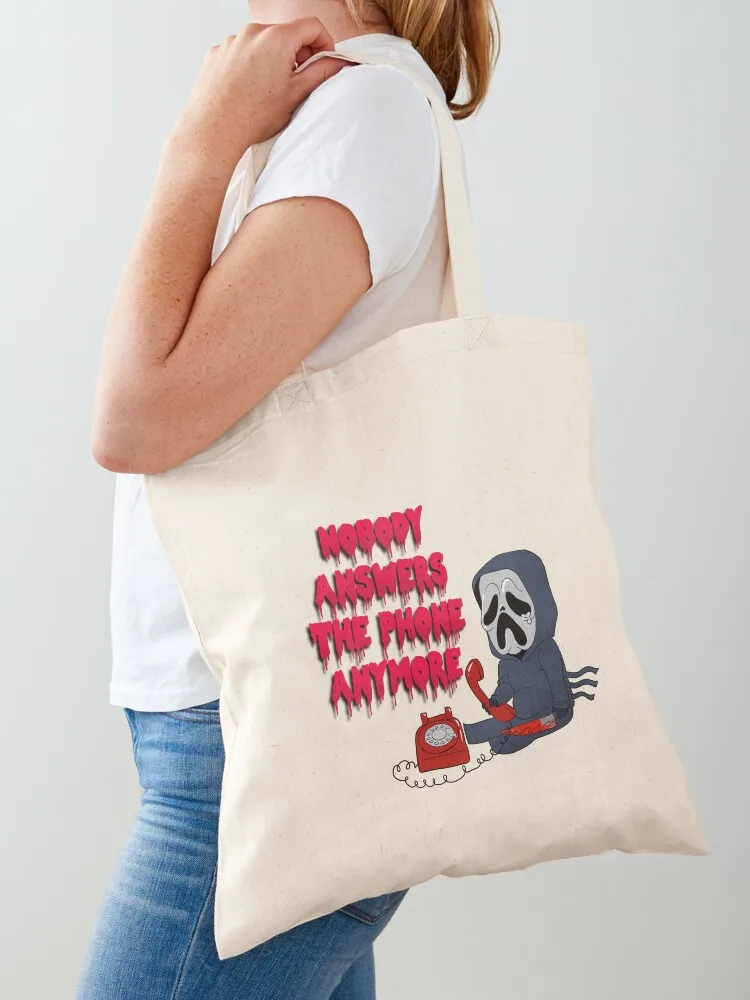 

Nobody Answers The Phone Anymore Tote Bag tote bag custom shopping cart bags bag luxury women shopping