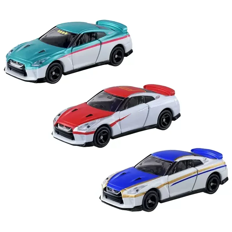 Original Takara Tomy Tomica Car Nissan GTR Shinkansen Metamorphic Robotics Boys Toys Scale 1/62 Diecast Alloy Model Vehicle Gift