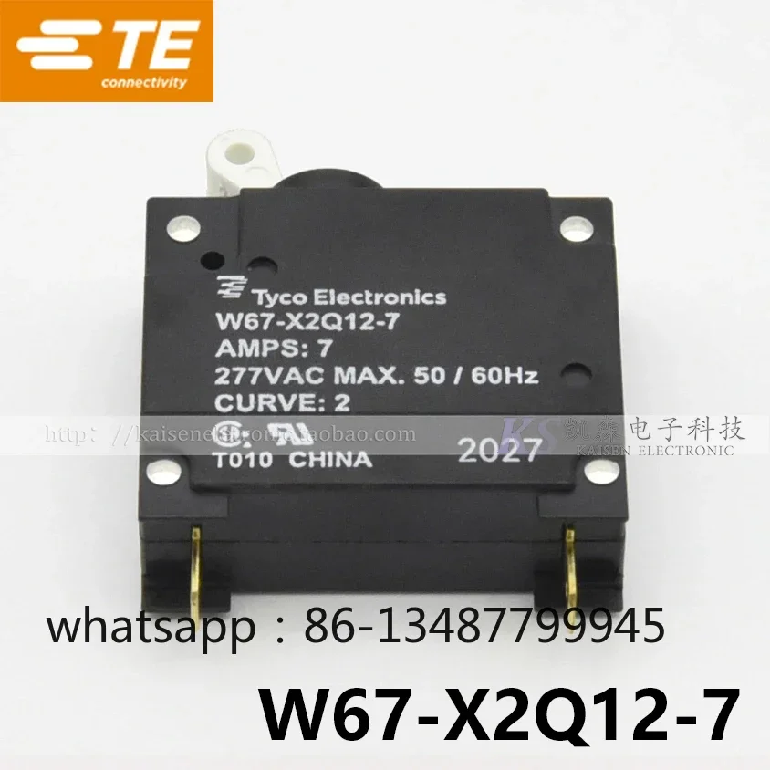W67-X2Q12-7A6-1393252-4 0.2-50A electromagnetic circuit breaker UL CSA