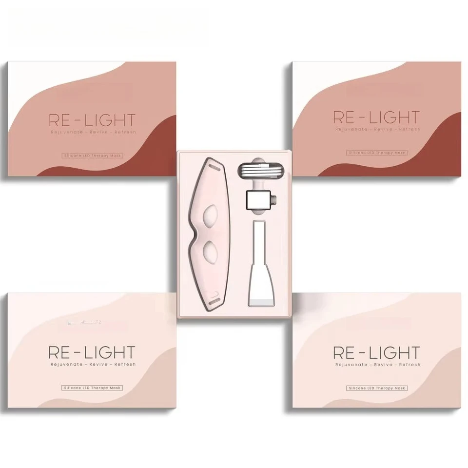 Occhiali per terapia della luce antirughe antietà medica Terapia della luce Occhiali per occhi a LED Maschera per occhi a LED Massaggiatore per il viso
