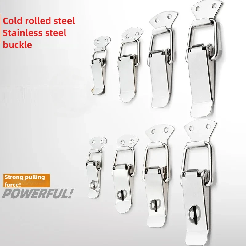 

2 PCS Toggle Latches Spring Loaded Clamp Clip Case Box Latch Catch Toggle Tension Lock Lever Clasp Closures Crate Lock Snap